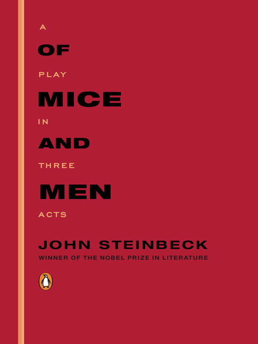 Couverture de Of Mice and Men